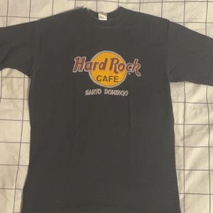 Black Hard Rock Cafe Vintage Tee Size Small